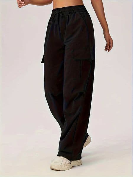Womens Casual Loose Sports Pants New High Waist Joggers Breathable Quick Dry Fitness Pants M260529