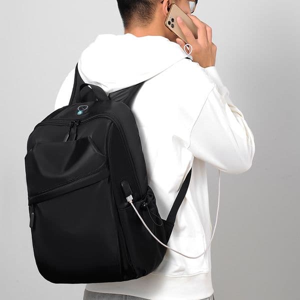 Guo Liangshuo College School Backpack Large Storage Fashion Simple Design Multifunctional Laptop Backpack Casual Travel Bag for Men Youth