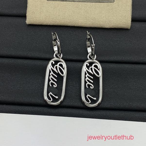 Designer Jewelry Studs fashion new earrings GG letter pin design correct lettering light luxury niche feel gg earrings