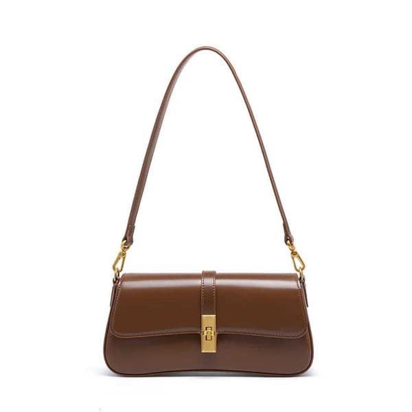 YANATARI underarm cowhide Genuine leather handbags women vintage shoulder bag female crossbody bags luxury high quality 2025 Y260528