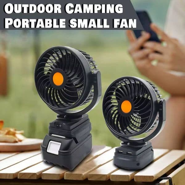 Electric Fan USB Mobile Phone Charger Portable Power Bank Fast Charging For Makita 18V Li-ion Battery BL1830 BL1860 BL1850 ddmynov