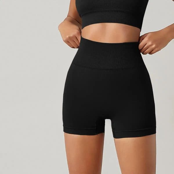Fitness Shorts Female Tight Cycling Yoga Breathable Sports Pants High Waist No Awkward Lines 260528