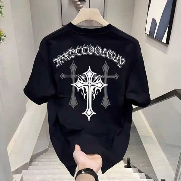 Summer Y2K Casual Fashion Multi-purpose Mens T-shirt in Trendy American Style 100 Pure Cotton Mens Short-slved Shirt D260529