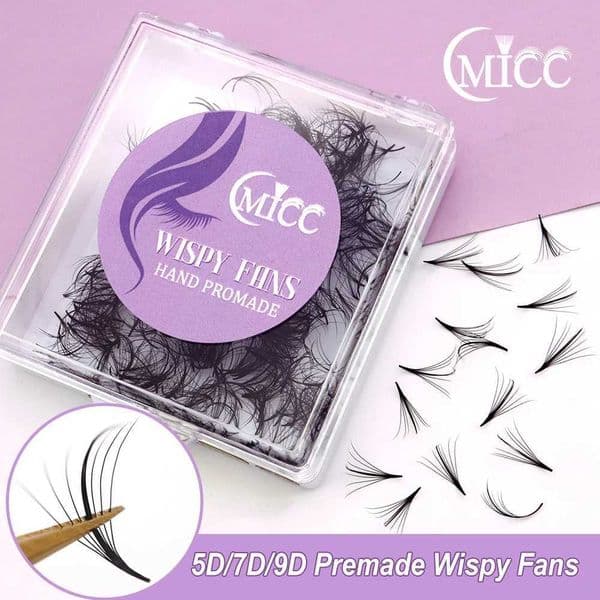 Wispy Premade Fans Pointy Base 5D/7D/9D Russia Volume Handmade Natural False Eyelash Extension Individual Lashes Faux Mink Lash C260529