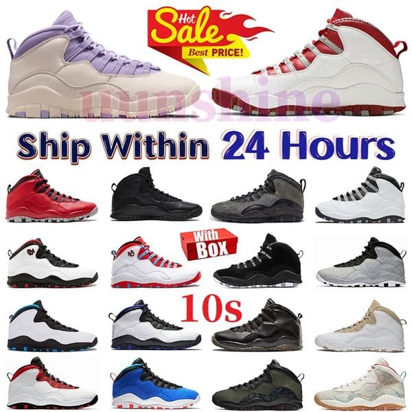 With Box Designer Shoes 10s 10 Hydrangeas Shadow Steel Red Steel Black out Cement Drake basketball shoes men women sneakers trainers sports shoes size 40-47