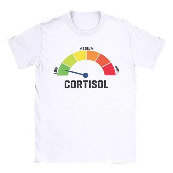 Fun Graphic Summe Low Cortisol Levels Meme T-Shirts Women Comfortable Clothing Short Sleeve Casual Aesthetic Tee Tops C260529