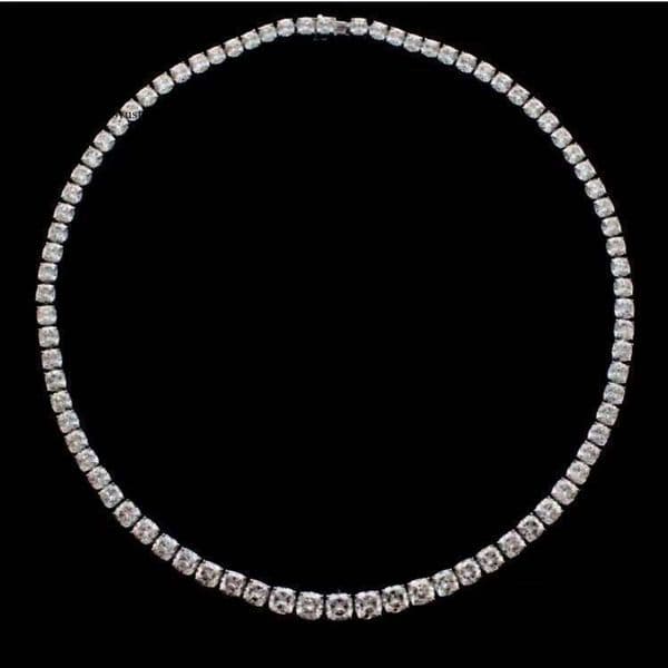 Quality 4mm CZ Ice Chain Jewelry Hip Hop Gold-Plated Tennis Necklace