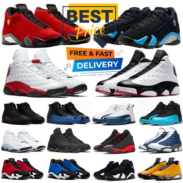 Designer 12 13 14 Basketball shoes 14s Black University Blue 14 Laney Forest Green 13s Chicago 13 He Got Game 12s Bloodline French Blue j12 j13 j14 Sneakers for Men