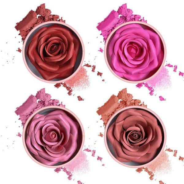 3D Rose Blush Highlighter Naturally Enhances Complexion Small Petal Nude Makeup Easy To Color Long Lasting Women Facial MakeupT260529