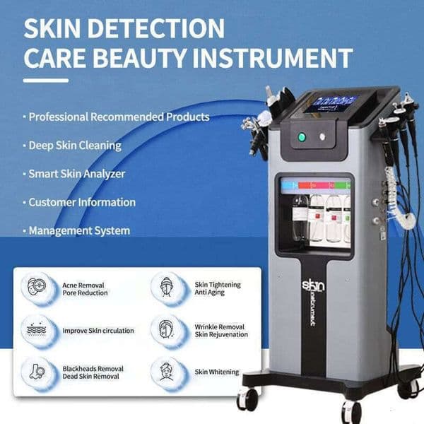 10 In 1 Microdermabrasion Aqua Peeling Hydro Oxyge Facial Diamond Dermabrasion Machine H2o2 Hydra Dermabrasion Facial Machi