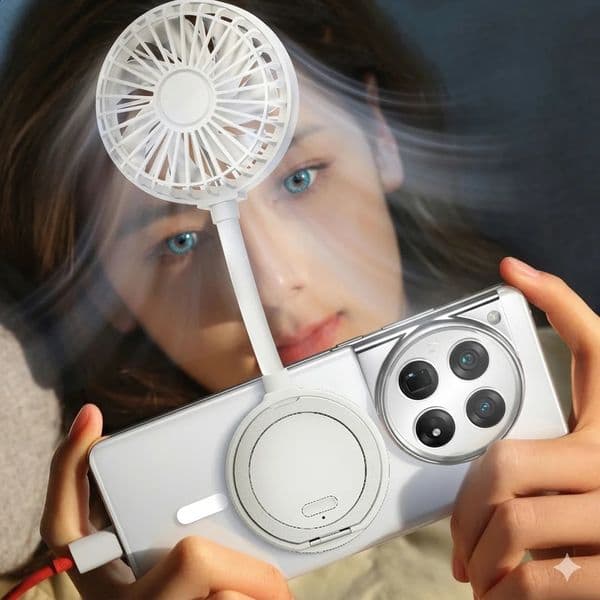 USB charging mini magnetic fan portable small suitable for iPhone and phones as well phone cases 260529