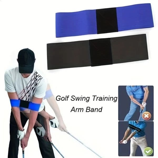 1 Golf Hand Movement Correction Belt Swing Elastic Band Arm Corrector 260528