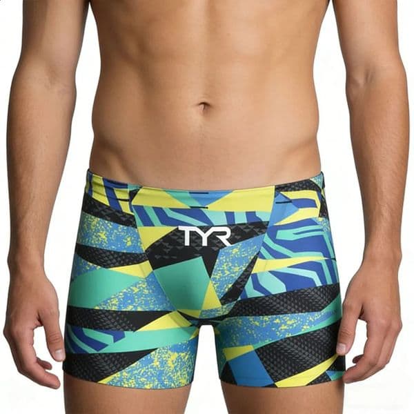 Summer Mens Swim Jammer Endurance Athletic Training Swimsuit Short Beach Swimming Trunks Jammers Swimwear Sport Surf Shorts 260528