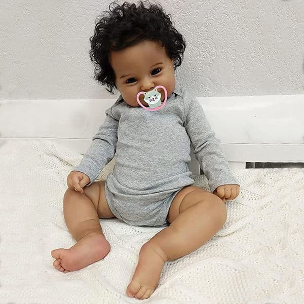 Maddie realistic reborn baby doll, washable vinyl 50cm Amazon cross-border supply