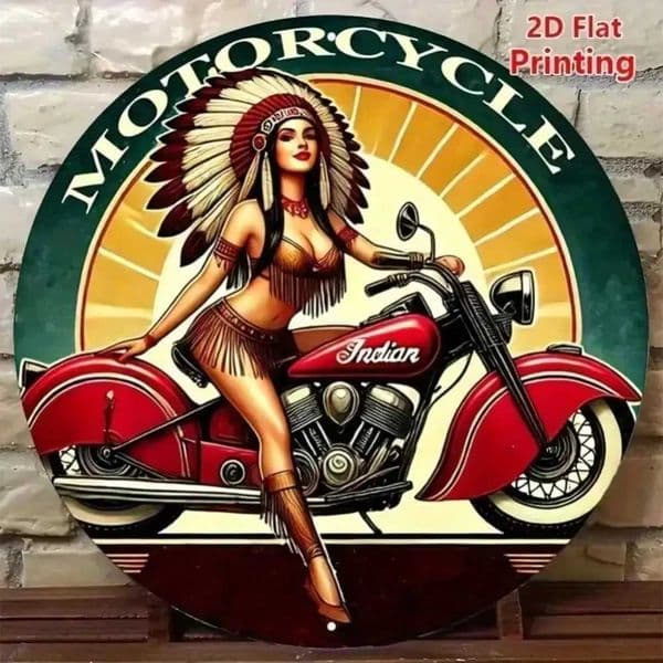 Vintage Retro Metal Wall Sign Rustproof Aluminum Decor Art for Home Bar Cafe C260529