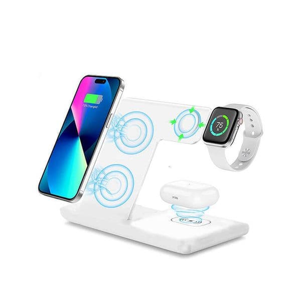 2026New Foldable Wireless Charging Station, 3-in-1 15W Charger for Phone Watch Earbuds