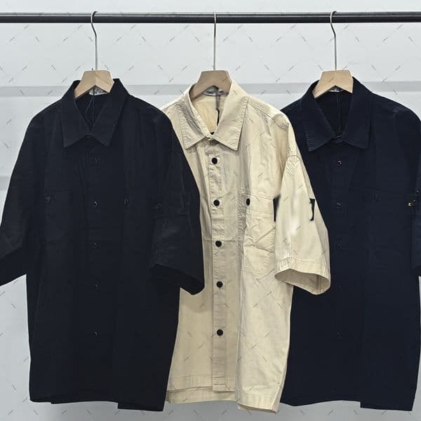 Mens T shirt stony tee compass patch embroidered T-Shirt Crew Neck Short Sleeve Streetwear Casual Cotton Tee for Men