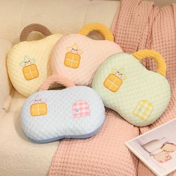 Small House Series Handheld Napping Pillow And Lying Pillow Summer Cool Cushion Comfortable Gifts Home Bedroom Decoration M260529