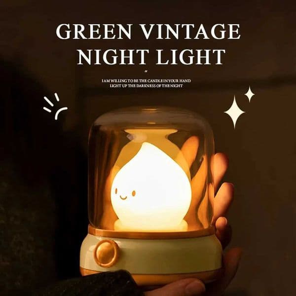 LED Night Light Cute Flameless Candle Light with Two Modes USB Rechargeable Dimmable Camping Light For Bedroom Decor M260529