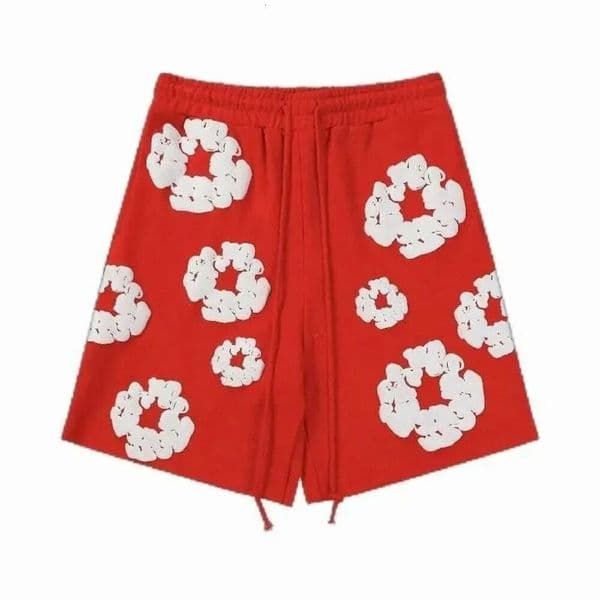 Denimes Tearshortw Shorts Men Designer Denim Teae Shorts Breathable Trend Kapok Foam Suits Quick Denim Shorts Drawstring Knee Length Mens Cotton Wreath Shorts Bcf
