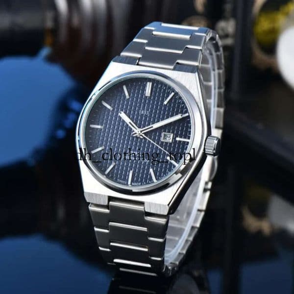 Tissotyly Prx Watch Mens Luxury Hollow Out Fashionable Mechanical Watch Stainless Steel With Leather Band & Sapphire Glass Luminous Waterproof Tisot Watch 197