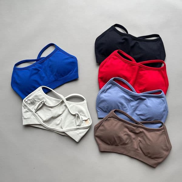 Keep Sports Bra Seamless Yoga Top Women Fitness Article Gym Active Wear Back Cross Workout Push-up Fitness Running Underwear 260528