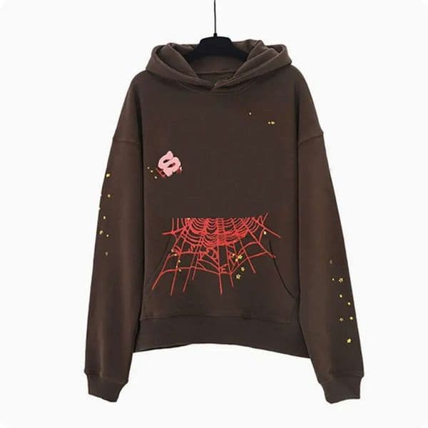 Spider Hoodie Men's Designer Heavy-Duty Cotton Thickened Hoodie Cobweb Pattern Puff Print Long Sleeve Polluover Luxury Fashion Rhinestone Spiderhoodie 0E9