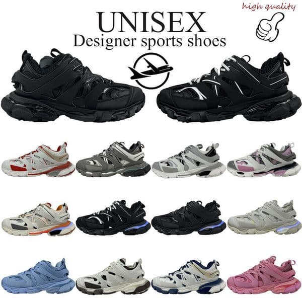 Designer Shoes led Track 30 70 75 3XL Gomma Sole Runner Men Women Ancien Daddy Tennis Trainers Multicolor Chunky Sneakers White Black