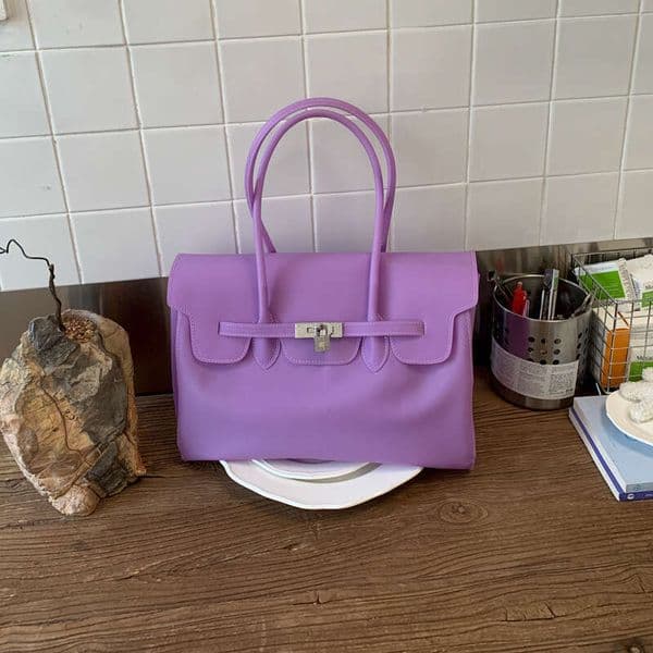 New Colour Cross Border Fashion Style New PVC Jelly Shoulder Large Capacity Hand Tote Bag