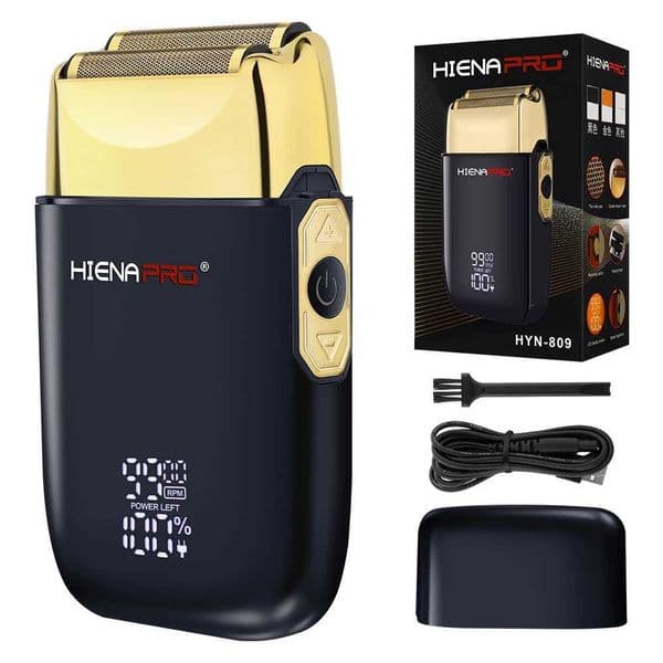 HIENA Hair cutting machine Hair clipperRechargeable Pro Electric Shaver For Men Hair Beard Electric home appliance ChristmasT260529