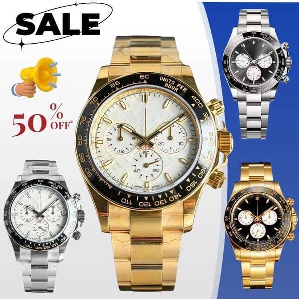 mens designer automatic mechanical stainless steel wrist sapphire glass 41mm diving watch super bright night light strap boxes