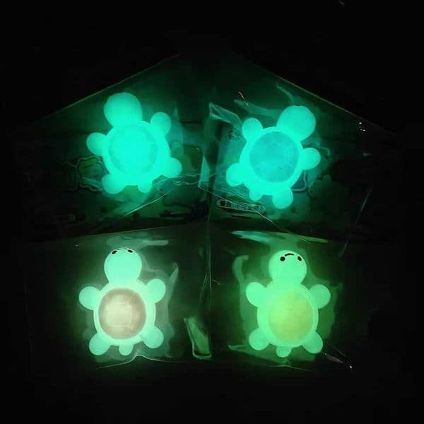Luminous Turtle Pinch Group Mud Feel Childrens Creative Decompression Toy Slow Rebound Decompression Vent Artifact Z260529