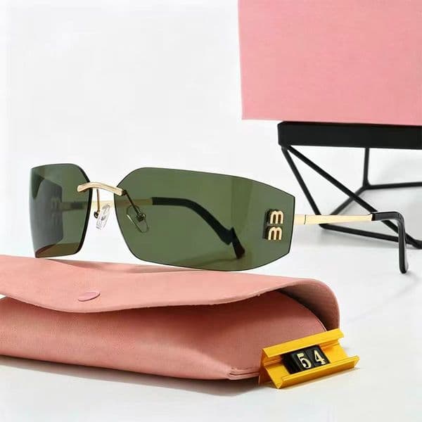 Designer Sunglasses for Women and Men Brand MM Sunglasses Frameless PC High Quality Outdoor Travel UV400 Goggles