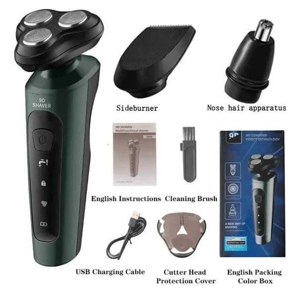 Electric Shavers for Men Waterproof Electric Trimmer Razor Wet amp Dry Use Rechargeable Battery Rotary Shavers hine ShavingJ260530