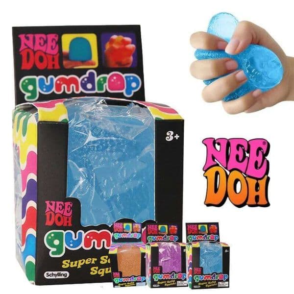 Schylling Mini Candy NeeDoh Gumdrop Sensory Fidget Toy Stress Relief Blind Box 26L0530