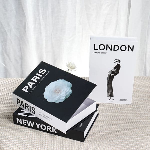 y Books Home Decoration Accessories for Living Room Fashion Book Storage Box Simple Nordic Coffee Table Books 260530