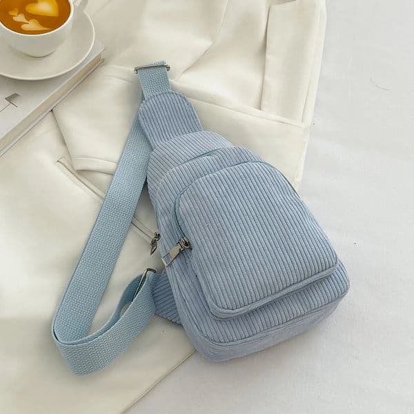 Chest Bag Women Sling Bags Crossbody Casual Multi Pockets Sling Messenger Shoulder Bags Outdoor Travel Commuting Satchel Bags 260528