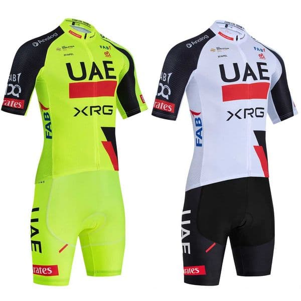 New 2026 Team Fly Cycling Jersey UAE Bike Tshirt Shorts Set Men Women Ropa Ciclismo Quick Dry Bicycl Jersey ClothingR260530