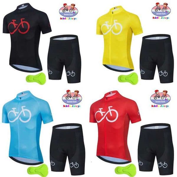 2023 Childrens Cycling Clothes Summer Kids Shorts Jersey Biking Suit Child Clothes MTB Childrens Cycling Wear EquipmentR260530