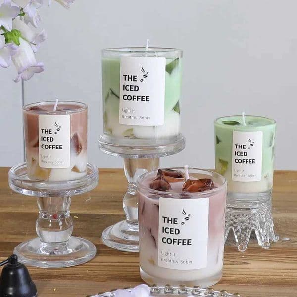 Jelly Wax Coffee Cup Aromatherapy Bedroom Smoke Free Candles Romantic Atmosphere Fragrance C260530