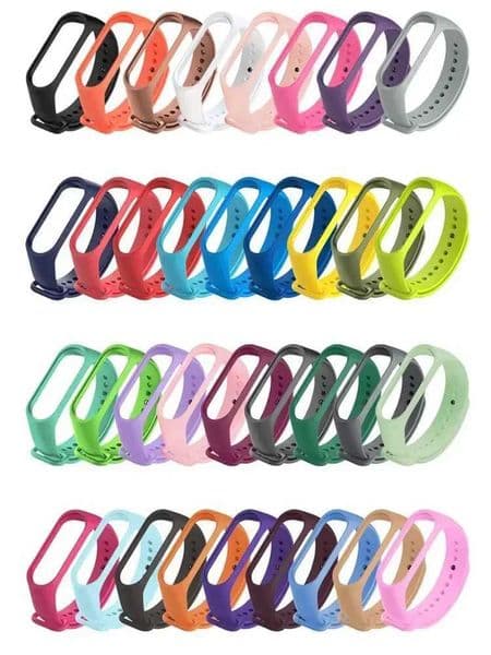 Watch Strap For Mi Band 7 6 5 4 3 Wristband Silicone Bracelet Wrist Straps MiBand 3/4 band5 band6 Smartwatch AccessoriesJ260530