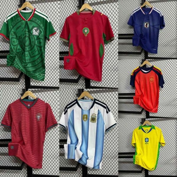 Designer Shirt National Team Soccer Jersey Breathable Short Sleeve Football Shirt For Men Youth Fast Dry Training Uniform For Fans And Sports Fashion Cool Shirts D82