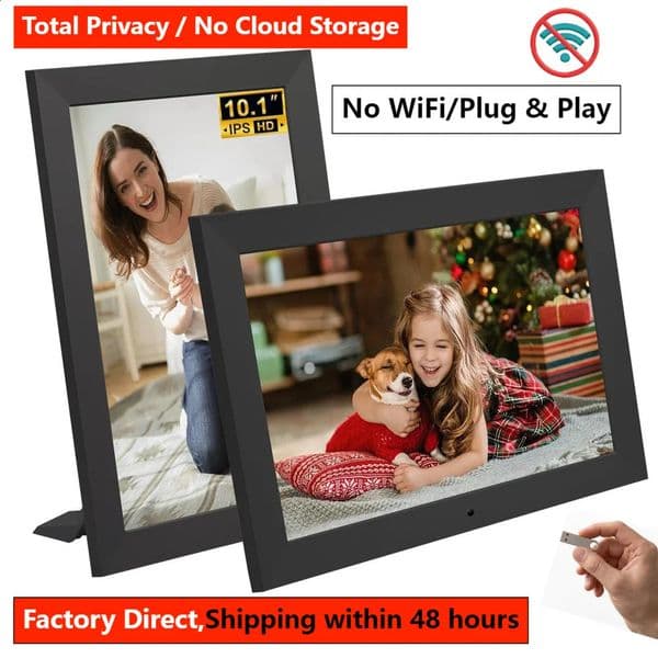 101 Inch Digital Picture Frame 1280 800 IPS HD Digital Po Frame Electronic Album Picture Music Movie Clock Remote Control 260528