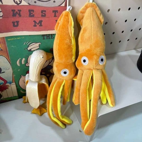 New Cute Octopus Plush Toy Cartoon Healing Squid Dolls Ocean Series Bag Charming Birthday Gifts L260529