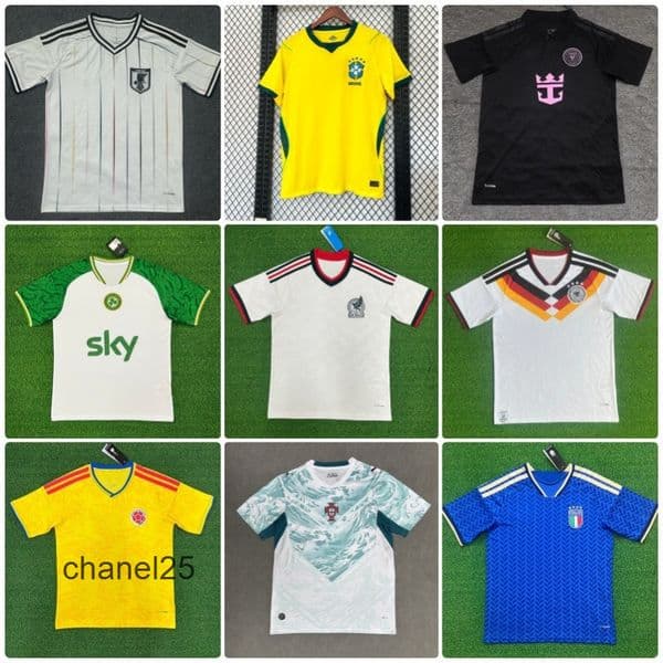 2627 National Team Football Jerseys Japan Mexico Germany Portugal Italy Brazil Short Sleeve Je YOGX