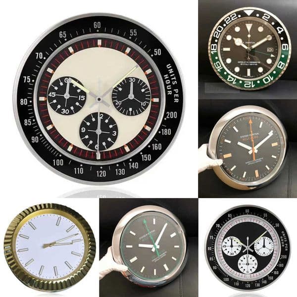 Metal Home Decoration Wall Clocks Luxury Modern Design Quartz Large Wall Watch Stainless Steel With Date Luminous Silent Sweeping Hands Clocks W250924 Y260530