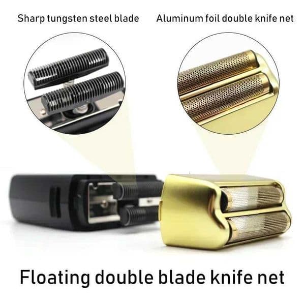 New 11000 RPM 7W Barbers P620 Professional Electric Mens Beard Trimmer Double Foil Shaver Electric Shaver USB Hair ClipperJ260530
