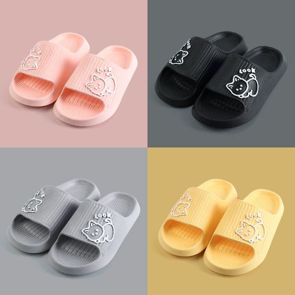 2026 Fashion Luxury Summer Anti-Slip Silent Flat Slippers for Men, New Soft Sole EVA Outdoor Slides, Couple Unisex Slippers for Women
