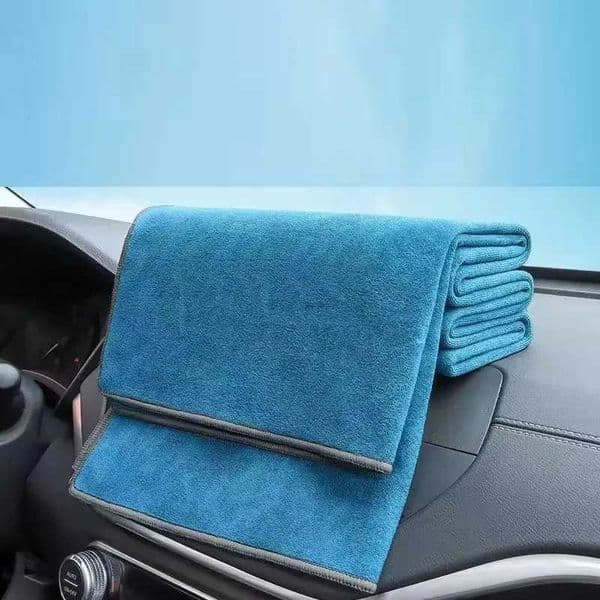 Microfiber Cleaning Towel Thicken Soft Drying Cloth Car Body Washing Towels Double Layer Clean Rags Car Accessories C2605301