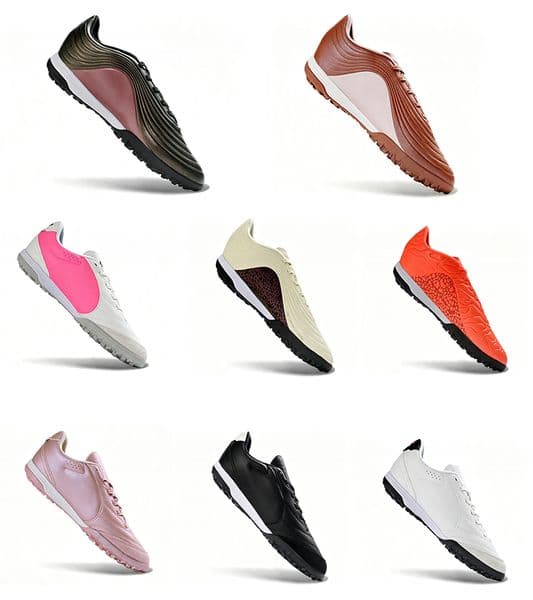 Mens TF Waterproof Professional Soccer Shoes Lace-up Soccer Cleats Breathable Low Ankle Football Shoes Sneakers Training Outdoor Wholesale Football boots for Men